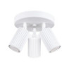 Plafonnier KARBON 3P Blanc Sollux | 3 Spots GU10 Orientables