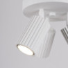 Plafonnier KARBON 3P Blanc Sollux | 3 Spots GU10 Orientables