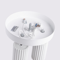 Plafonnier KARBON 3P Blanc Sollux | 3 Spots GU10 Orientables