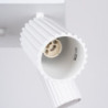 Plafonnier KARBON 4 Blanc Sollux | 4 Spots GU10 Orientables