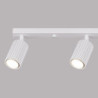 Plafonnier KARBON 4L Blanc Sollux | Barre 4 Spots GU10 Orientables
