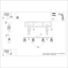 Plafonnier KARBON 4L Blanc Sollux | Barre 4 Spots GU10 Orientables
