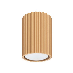 Plafonnier KARBON 10 Or Sollux | Spot GU10 Design Minimaliste