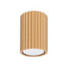 Plafonnier KARBON 10 Or Sollux | Spot GU10 Design Minimaliste