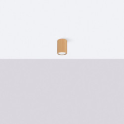 Plafonnier KARBON 10 Or Sollux | Spot GU10 Design Minimaliste