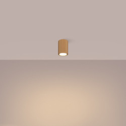 Plafonnier KARBON 10 Or Sollux | Spot GU10 Design Minimaliste