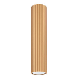 Plafonnier KARBON 30 Or Sollux | Tube GU10 Design en Aluminium