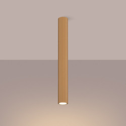 Plafonnier KARBON 60 Or Sollux | Tube LED GU10 Design