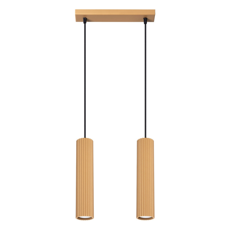 Suspension KARBON 2 Or Sollux | Suspension 2 GU10 Design