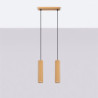 Suspension KARBON 2 Or Sollux | Suspension 2 GU10 Design
