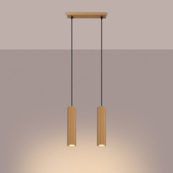 Suspension KARBON 2 Or Sollux | Suspension 2 GU10 Design
