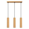 Suspension KARBON 3L Or Sollux | Suspension Linéaire 3 GU10 Design