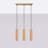 Suspension KARBON 3L Or Sollux | Suspension Linéaire 3 GU10 Design