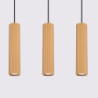 Suspension KARBON 3L Or Sollux | Suspension Linéaire 3 GU10 Design