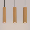 Suspension KARBON 3L Or Sollux | Suspension Linéaire 3 GU10 Design