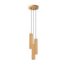 Suspension KARBON 3P Or Sollux | Lampe 3 GU10 en aluminium