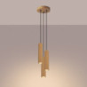 Suspension KARBON 3P Or Sollux | Lampe 3 GU10 en aluminium