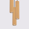 Suspension KARBON 3P Or Sollux | Lampe 3 GU10 en aluminium