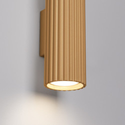 Applique KARBON 30 Or Sollux | Applique Murale Design 2 GU10