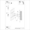 Applique KARBON 30 Or Sollux | Applique Murale Design 2 GU10