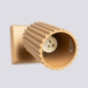 Applique KARBON Or Sollux | Applique murale GU10 orientable