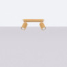 Plafonnier KARBON 2 Or Sollux | Deux spots GU10 orientables