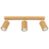 Plafonnier KARBON 3L Or Sollux | Plafonnier 3 Spots GU10 Design