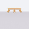 Plafonnier KARBON 3L Or Sollux | Plafonnier 3 Spots GU10 Design