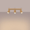Plafonnier KARBON 3L Or Sollux | Plafonnier 3 Spots GU10 Design
