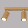 Plafonnier KARBON 3L Or Sollux | Plafonnier 3 Spots GU10 Design
