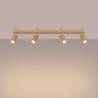 Plafonnier KARBON 4L Or Sollux | Plafonnier 4 Spots GU10 Design