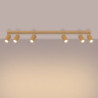 Plafonnier KARBON 6L Or Sollux | Plafonnier 6 Spots GU10 Design