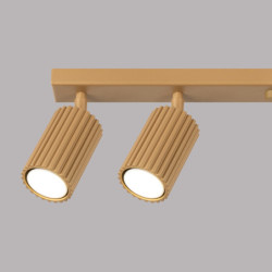 Plafonnier KARBON 6L Or Sollux | Plafonnier 6 Spots GU10 Design