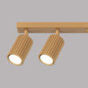 Plafonnier KARBON 6L Or Sollux | Plafonnier 6 Spots GU10 Design