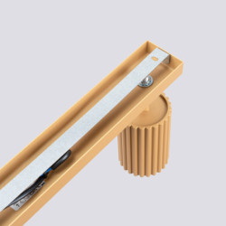 Plafonnier KARBON 6L Or Sollux | Plafonnier 6 Spots GU10 Design