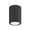 Plafonnier KARBON 10 Noir Sollux | Spot GU10 en aluminium