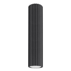 Plafonnier KARBON 30 Noir Sollux | Luminaire Tubulaire GU10