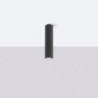 Plafonnier KARBON 30 Noir Sollux | Luminaire Tubulaire GU10