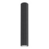Plafonnier KARBON 40 Noir Sollux | Luminaire Tubulaire GU10 Design