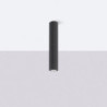 Plafonnier KARBON 40 Noir Sollux | Luminaire Tubulaire GU10 Design