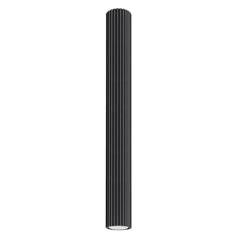 Plafonnier KARBON 60 Noir Sollux | Luminaire Tubulaire GU10 60 cm
