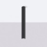 Plafonnier KARBON 60 Noir Sollux | Luminaire Tubulaire GU10 60 cm