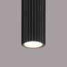 Plafonnier KARBON 60 Noir Sollux | Luminaire Tubulaire GU10 60 cm