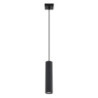 Lampe suspendue KARBON 1 Noir Sollux | Suspension GU10 Design