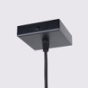 Lampe suspendue KARBON 1 Noir Sollux | Suspension GU10 Design