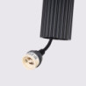 Lampe suspendue KARBON 3L Noir Sollux | Suspension Linéaire 3 GU10 Design