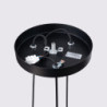 Lampe suspendue KARBON 3P Noir Sollux | Suspension Triple GU10 Design