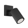Applique KARBON Noir Sollux | Applique Murale GU10 Orientable Design