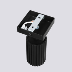 Applique KARBON Noir Sollux | Applique Murale GU10 Orientable Design