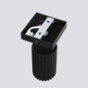 Applique KARBON Noir Sollux | Applique Murale GU10 Orientable Design